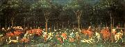 UCCELLO, Paolo The Hunt in the Forest aer china oil painting reproduction